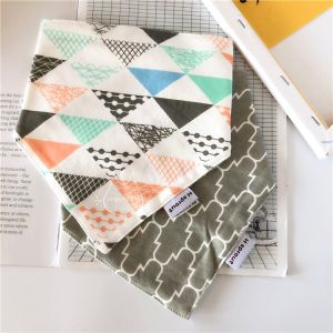 New 2018 Pure Cotton Triangle Scarf Waterproof Baby Bibs Boys Handsome Girls Sweet Saliva Towel Infant Sleep Bag Cool Pillow