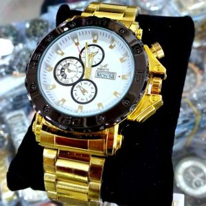 (COD) Jam Tangan Kasual Pria Quart Analog Mirete Original Bestseller | Tanggal Dan Hari Aktif | Jam Tangan Cowok Water Resistant Warna Hitam Silber gold Hitam Roagold / Jam Tangan Pria Terbaru Terlaris Bestseller / Jam Tangan Pria Rantai Stainlees