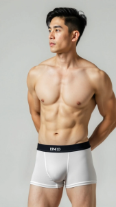 Combo 4 Quần lót sịp đùi nam Trunk Cotton 4 màu co giãn thoải mái thương hiệu KJ