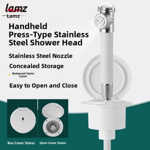 lamz | Stainless Steel Deck Shower Head with Shower Box for Yachts