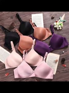 เสื้อในแฟชั่นไม่มีโครงมี2ตะขอ ผ้านิ่ม ซื้อที่ไทย สบาย สมุด