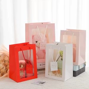 Túi Giấy Trong Suốt Túi Quà Tặng Túi Mica Đựng Hoa Đựng Quà Tặng Kèm Tag