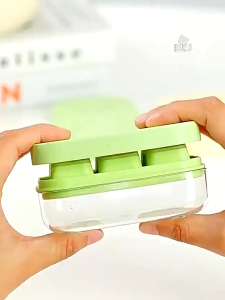 AM888 แม่พิมพ์ทำน้ำแข็ง หกช่อง ซิลิโคน เอาน้ำแข็งออกง่าย ขนาดกระทัดรัด มีที่ดันออก