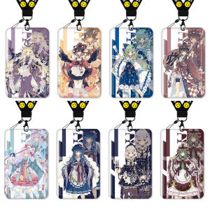 Oriental Project Card Holder Meal Card School Card Bus Pass Student Water Card Certificate Work Permit Badge Certificate Holder School Card Keychain with Lanyard Work Card Joint Name Surrounding the Game Boys and Girls