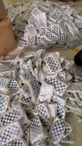 Túi bút hộp bút caro vải len độc đáo BAG U HBCARO38