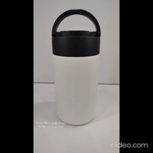 Tumbler SUS316 Flask Coffee & Tea Cup with Phone Holder / 300ml - 500ml Stainless Steel Vacuum Insulated Thermos Bottle Hot & Cold