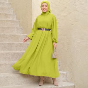 Dress Hanum Shakila Muslimah Wanita Dress Kondangan Pesta By Demore
