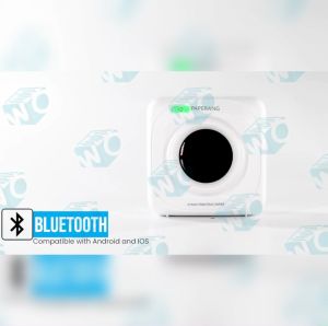 Paperang Printer P1 -  Portable Bluetooth 4.0 Mini Paper Printer with 3 Pieces Thermal Paper (Blue Pink Yellow)