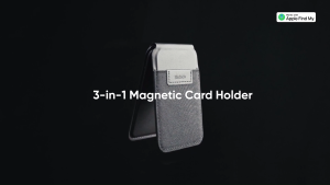 Mcdodo AT-3430 3-in-1 Magnetic Card Holder w/ Integrated Tracker (Black)