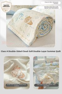 Gaorui | Double Layer Gauze Thin Summer Quilt