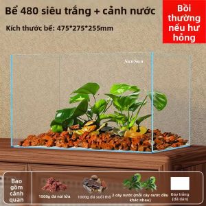 sunsun | Bể Cá Siêu Trong Suốt Dễ Chăm Sóc cho Cá và Thực Vật Thủy Sinh