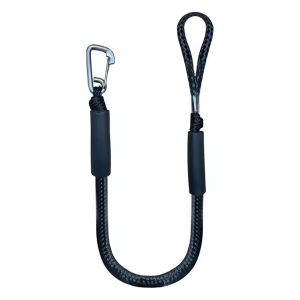 Dây Neo Bungee 4 Feet Siêu Bền Với Kẹp Thép Không Gỉ Có Thể Điều Chỉnh Dây Buộc Đàn Hồi Cho Thuyền Kayak Tàu Thủy Tàu Phản Lực