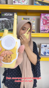 Pasar Distributor BTC-3006 CPY BARA WALKIE TALKIE Mainan Motif Kartun Komunikasi Wireless Jarak Jauh