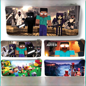 My World Pencil Case Authentic Classic Collection Boys Primary School Students MC Peripheral Stationery Childrens Pencil Case