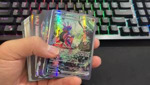 French Pokémon Card Koraidon Miraidon EX Arceus Vstar Giratina V MEGA Charizard EX pokemon trading Card Rare Flash Cards