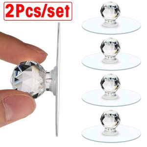 2-10 ชิ้น คริสตัล อาครีลิก โปร่งใส ชนิด วาง ที่ จับ ประตู ตู้ มี ลิ้นชัก มือ จับ เสริม ประตู