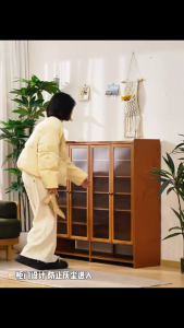 CUTIEHAUS 2/3 Door Multilayer Transparent Dustproof Bamboo Shoe Cabinet Organizer Storage Rack Rak Kasut Bertutup Almari - Fulfilled by Cutiehaus