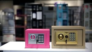 ตู้เซฟ (ใหญ่) ขนาด 31x20x21 cm ตู้เซฟนิรภัย ตู้เซฟอิเล็กทรอนิกส์ ตู้เซฟบ้าน ตู้เซฟโรงแรม ตู้เซฟห้องพัก