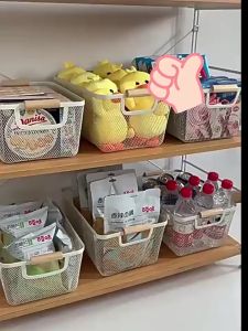 Iron Mesh Storage Basket & Wooden Handle Organizer: A Complete Guide