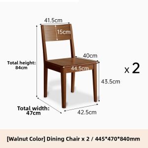 Imported FAS Grade Oak Nordic Dining Table Chair