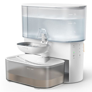 Smart Cat Water Fountain Separate Clean Waste Water Adjustable Water Volume No Filter For Cats Dogs