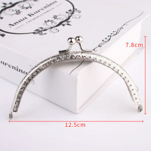 Handmade DIY Mini Coin Purse Material Large 8.5cm Copper Clasp Semi-Circular Home Fabric Sewing Accessories from China