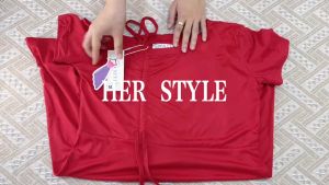 JaneCoco   ชุดเดรสกระโปรงสั้น ผ้านุ่ม เปิดไหล่ข้าง สายสามารถปรับได้ พร้อมส่ง ชุดตรุษจีนหญิง