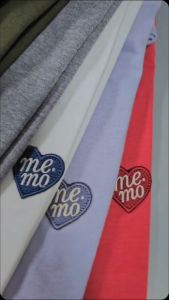 AEIOU เสื้อยืด Memo Supersoft Premium ปักเล็ก รุ่น Memo Love สินค้าลิขสิทธิ์แท้