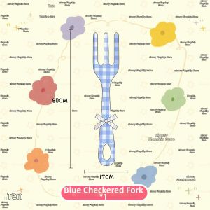 ZLVOEY | Grid Pattern Cutlery Photo Prop Giant
