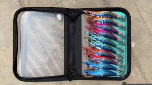 Weihe FISHING | WEIHE 10pcs/ 1set Hard Fishing Lure Squid Jig Hook Wooden Shrimp Octopus Cuttlefish Fishing Bait Luminous Wobbler