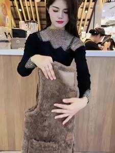 Faux Sheepskin Slim Fit Stylish Women Vest