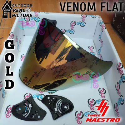 Kaca Helm JS ARMOR Visor Helmet FLAT venom open ganteng TM2 jitsu armour jsarmor js armorr