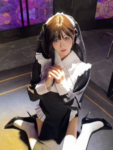 BABY FACE ชุดคอสเพลย์นักบวช ชุดปาร์ตี้ ชุดสวยๆ 🕋 มีไซต์ M-5XL น้ำหนัก 40-100 kg. เก็บเอว BF-072