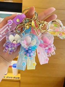 Móc khóa xe máy ô tô PHI HÀNH GIA trong suốt móc treo balo túi xách thời trang siêu cute