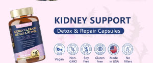 Totaria Kidney Cleanse Detox & Repair Advanced Kidney Support Supplement - Cranberry & Chanca Piedra Pills for Bladder Control Urinary Pain Relief Cranberry Urinary Tract Health Kidneey Stones Dissolver