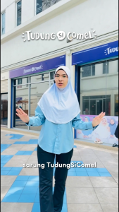 Set A Tudung Sekolah Awning Scuba Lycra Korea By Tudung Si Comel
