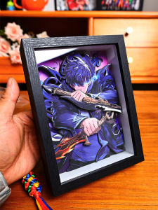 Handmade 3D Anime Wall Art Desk Decoration Birthday Gift Customizable I Level up Cartoon Anime Themed Collectible Figurine