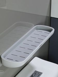 Kệ nhà tắm dán tường tiện dụng E1923 - Kệ nhà bếp đa năng để gia vị - Kệ để đồ nhà vệ sinh không cần khoan tường