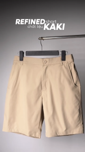 Quần short kaki nam URBAN vải COTTON mềm mịn dày dặn cạp phối chun sau co giãn thoải mái NO.2965