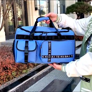 G9 Stor Korean Designer 3 Way Carry Beg Multi Compartment Large Bag Duffel Bag Pakaian Luggage Gym Bag Heavy Duty Beg