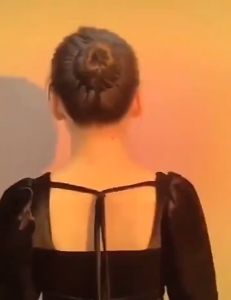 WDS Jepit Rambut Ponytail Premium Gaya Retro Korea Ikat Birds Nest Wanita Scrunshie A22