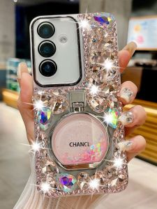 Samsung S24 Ultra Phone Case Full Cover Anti-Fall Diamond Embedded Luxury Womens Style Protective Shell Aiyaduo Creative Custom