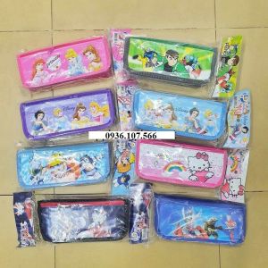 [GIÁ SỐC] Ví Bút 2 ngănhộp bút 2 ngăn Hình đẹp cho bé