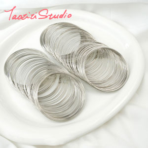 Golden Memory Steel Wire Loop Stainless Steel Handmade DIY Beaded Bracelet Jewelry Material Allies Color Preservation 18K