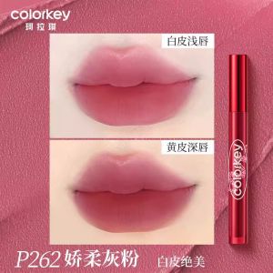 Colorkey Velvet Air Lip Glaze Long-lasting Moisturizing Waterproof Non-stick Cup Mirror Surface Effect for Women Lipstick
