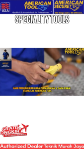 AMERICAN TOOL Stang Las Tang Las 600 A TWISTER Heavy Duty Ceramic Electrode Holder Model Putar Gagang Kawat Las American 600 Ampere