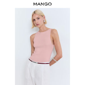 Mango | Basic Knit Womens Tank Top