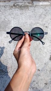 TERLARIS Kacamata Minus Optik Asli Photocromic Anti Radiasi UV Frame Bulat Boboho Untuk Gaya dan Fashionable