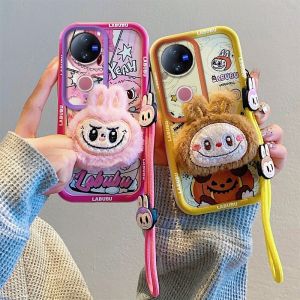 อ่อน เคส Phone Case VIVO V50 Y04 Y29s Y29 Y39 VIVOV50 5G 4G ใหม่การ์ตูนน่ารัก Kuromi Rabble ตุ๊กตายัดนุ่น3มิติรวมทุกอย่างกันกระแทกสายคล้องแบบมี เคส Cover 2025