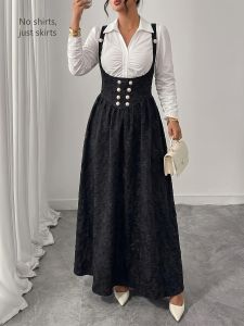 plus Size Square Neck Suspender Overall Dress Womens Designer Style